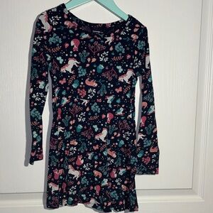 3/$15 George Navy Animal Print Dress